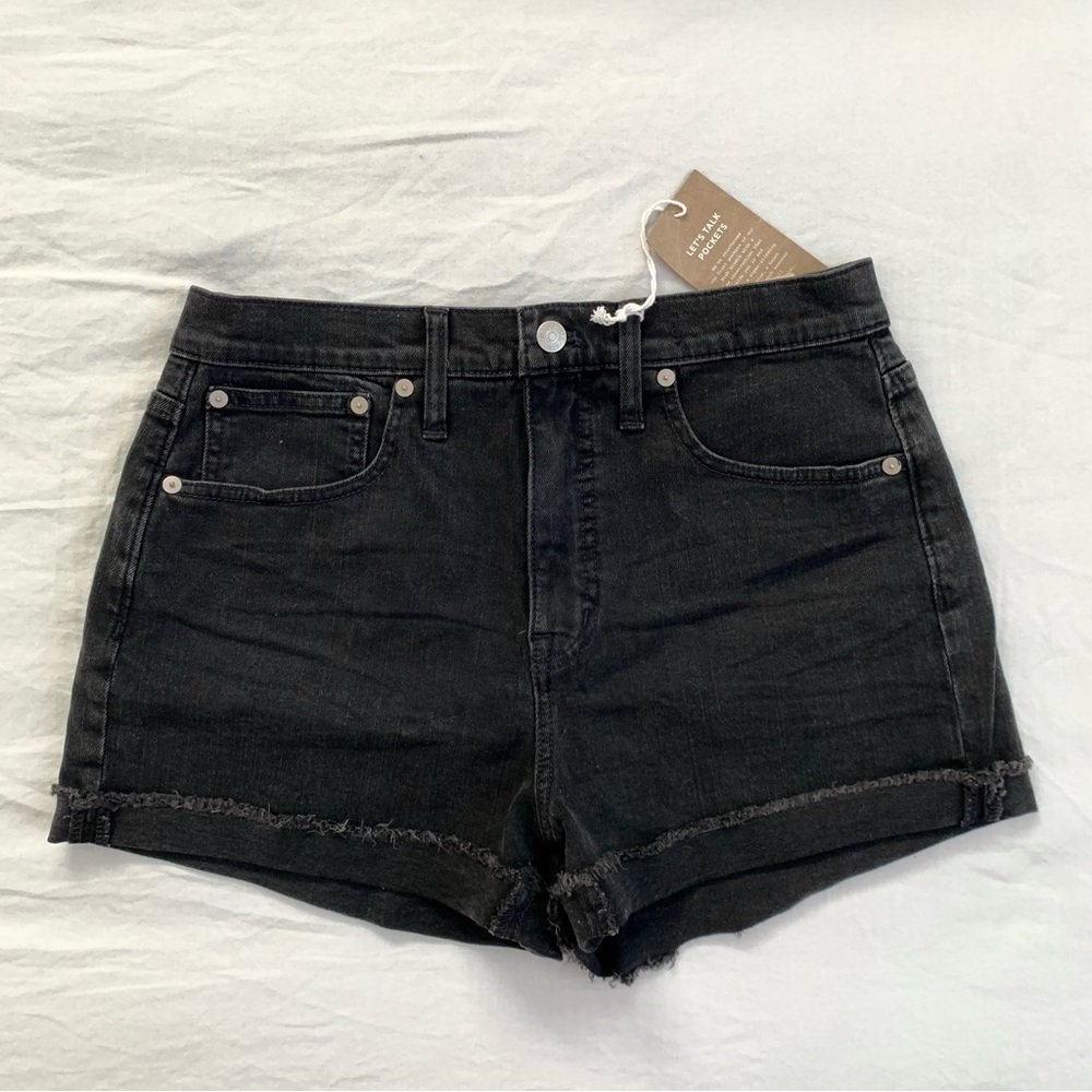 NWT Madewell High-Rise Denim Shorts in Lunar Wash